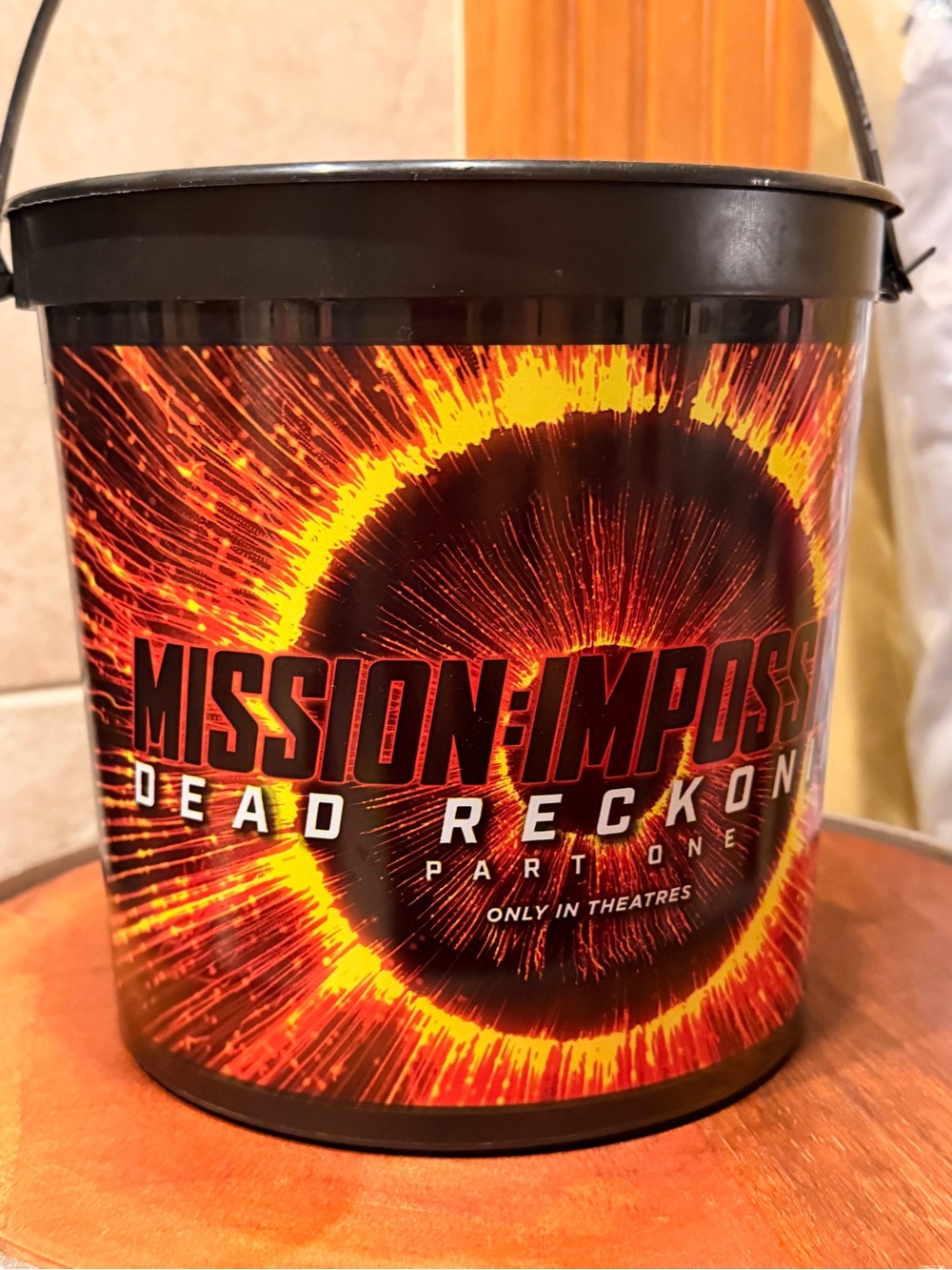 Mission Impossible 2023 Movie Theater Exclusive Plastic Popcorn Bucket